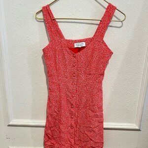 & other stories Red Floral Dress